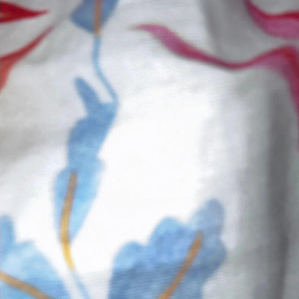 Tartine et Chocolat Baby Dress with Red and Blue Floral Design
